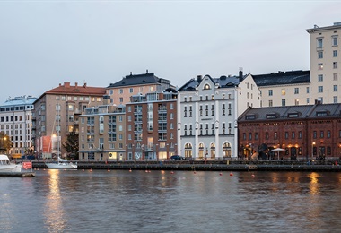 Koy Kanavaranta 9, Helsinki mereltä kuvattuna Koy Kanavaranta 9, Helsinki mereltä kuvattuna
